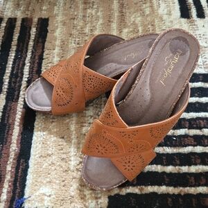 👡 Natural soul brown sandals